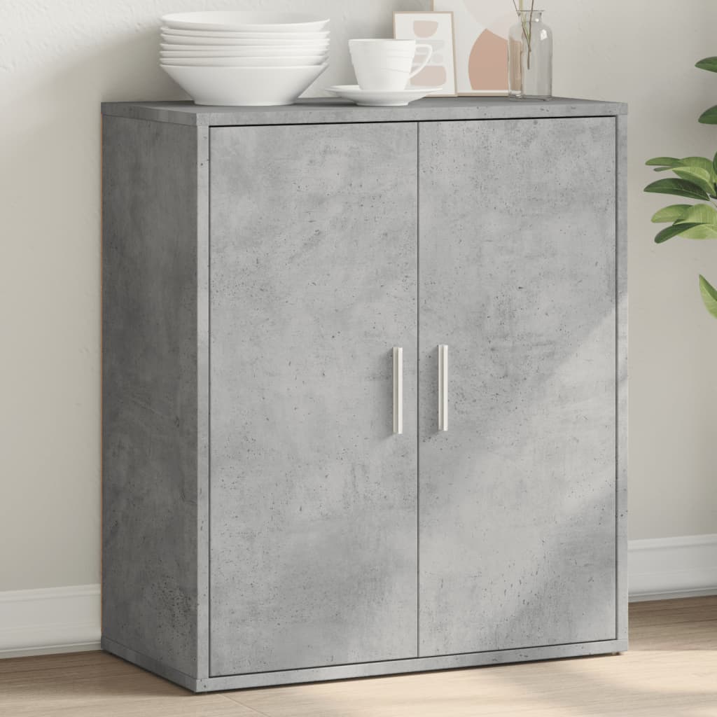 Skjenk grå 60x31x70 cm konstruert tre