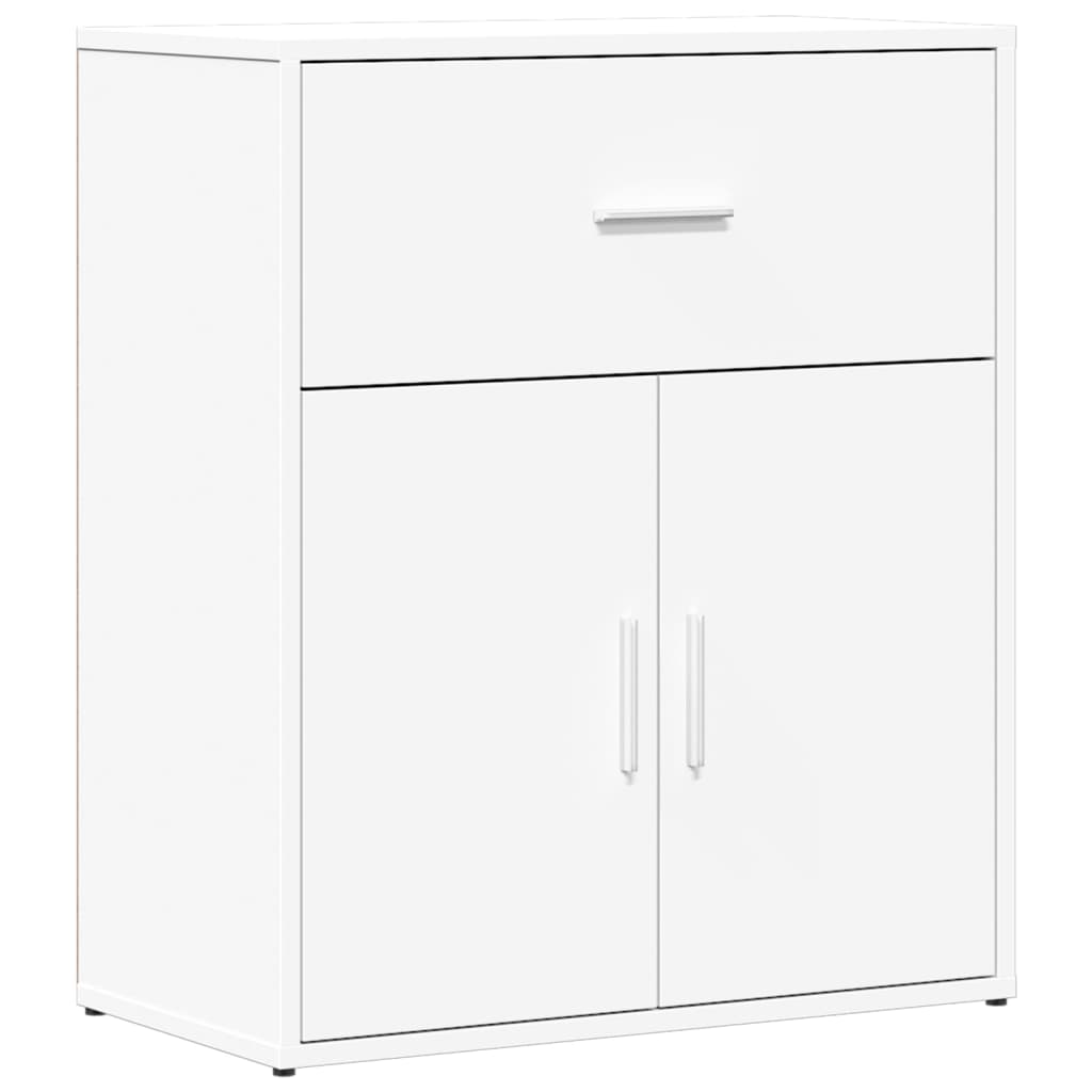 Skjenk hvit 60x31x70 cm konstruert tre