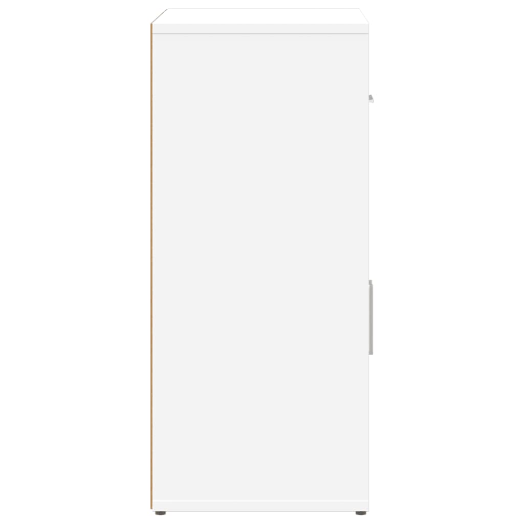 Skjenk hvit 60x31x70 cm konstruert tre