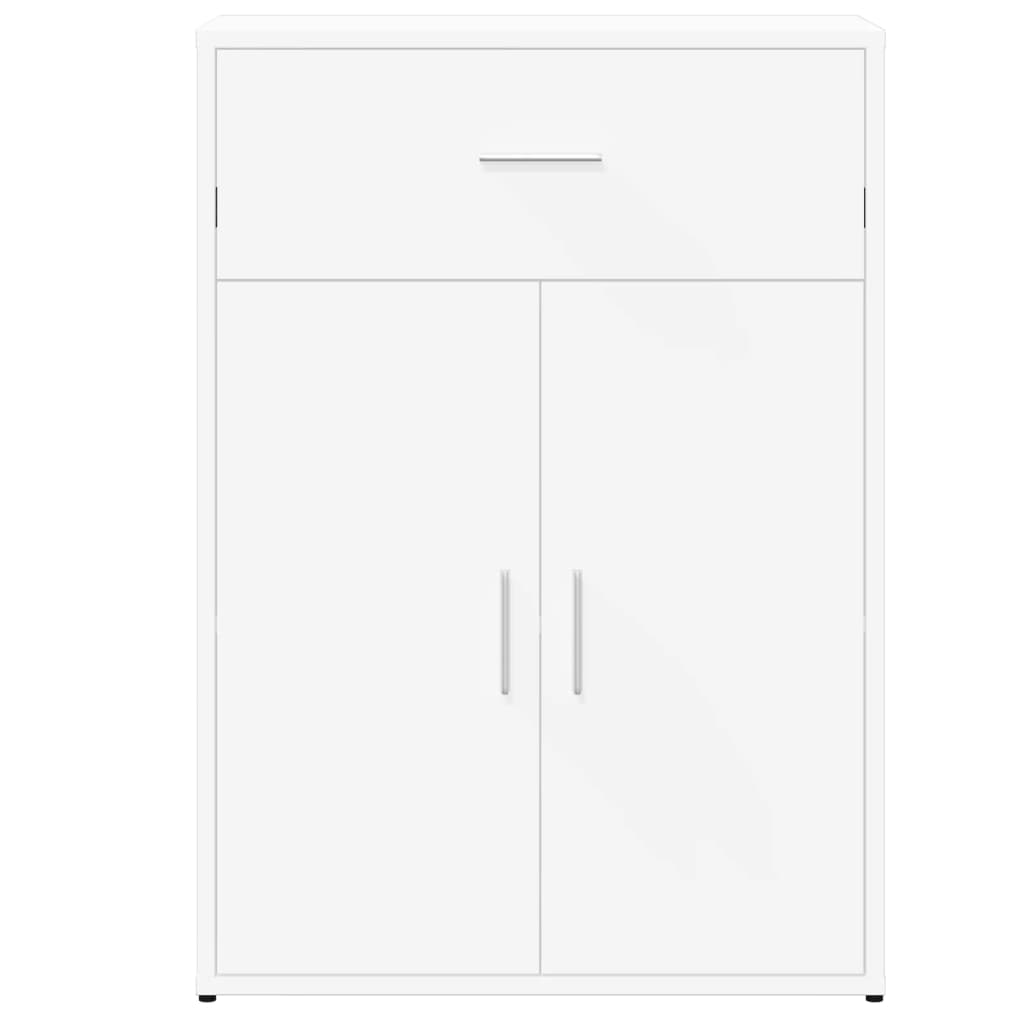 Skjenk hvit 60x30x84 cm konstruert tre