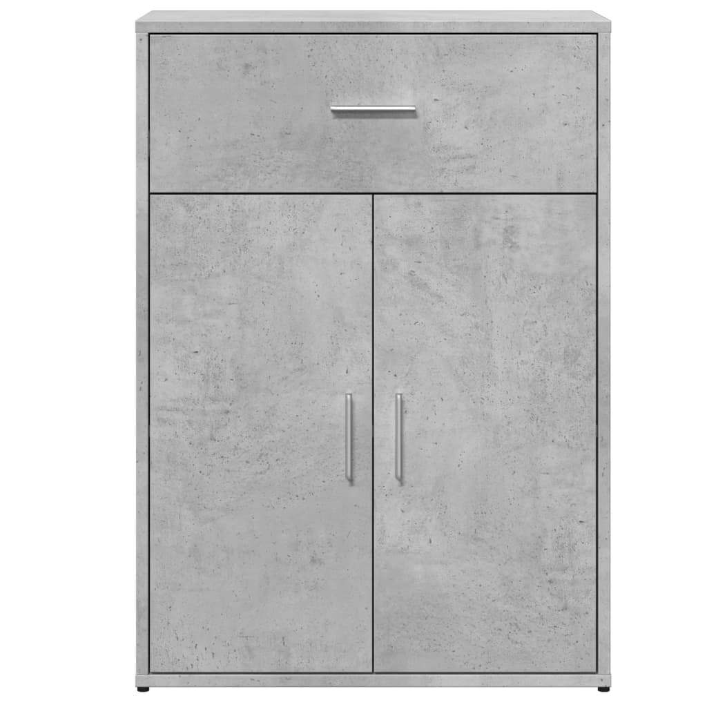 Skjenk betonggrå 60x30x84 cm konstruert tre