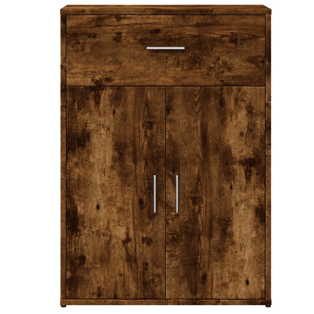 Skjenk røkt eik 60x30x84 cm konstruert tre