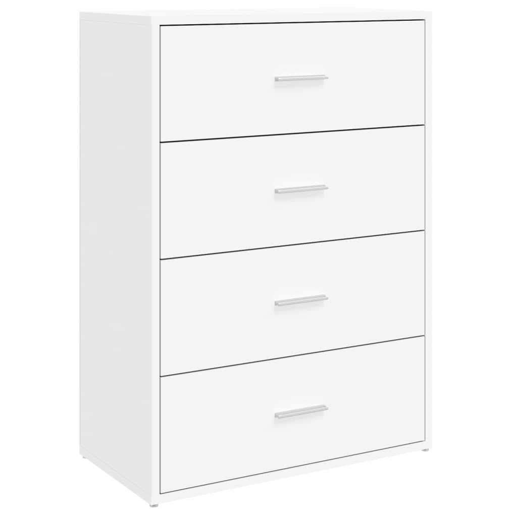Skjenk hvit 60x31x84 cm konstruert tre