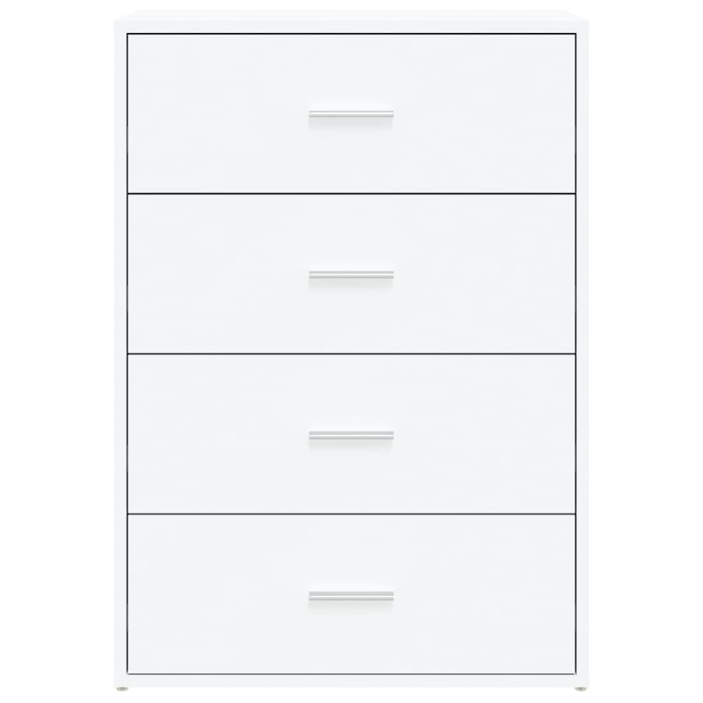 Skjenk hvit 60x31x84 cm konstruert tre