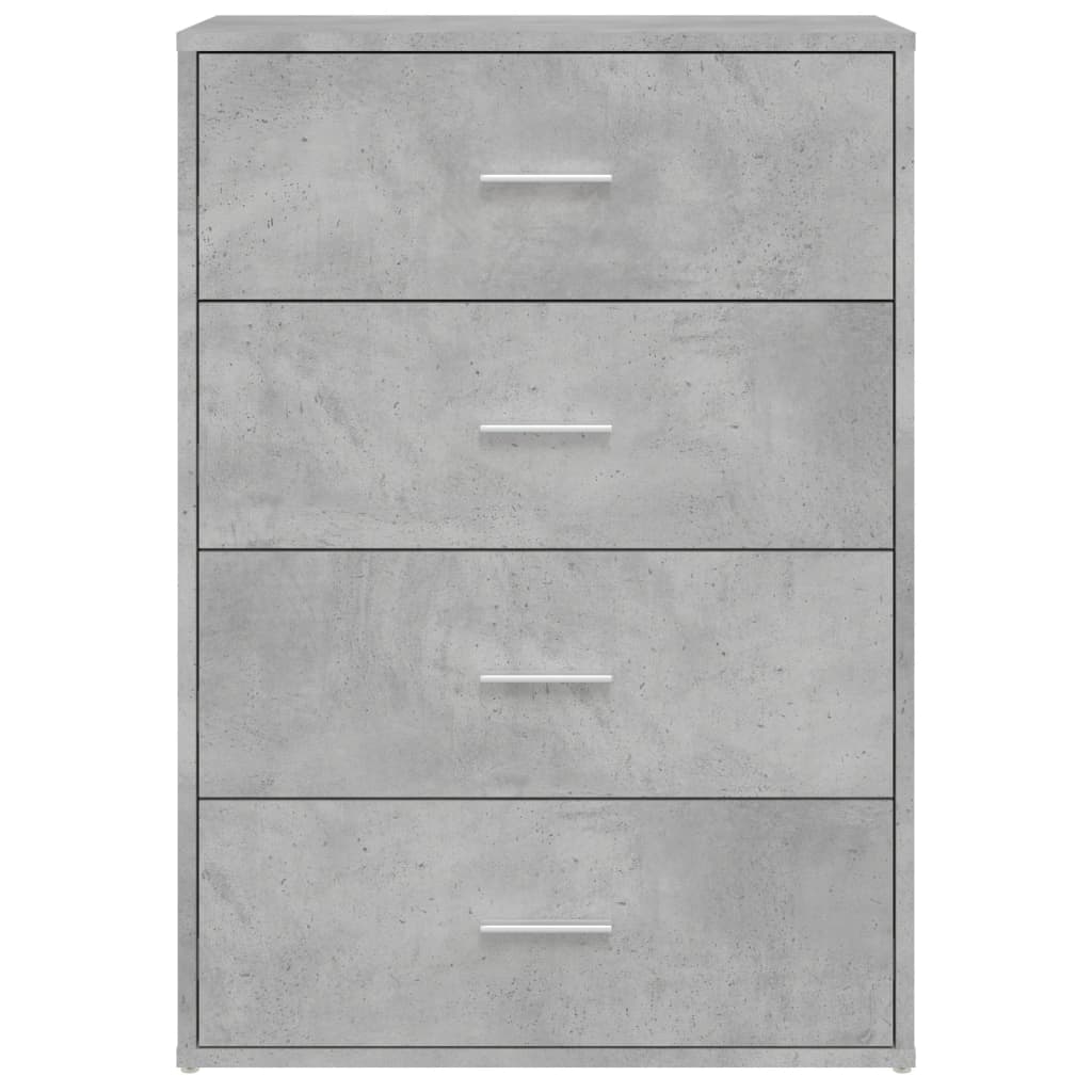 Skjenk betonggrå 60x31x84 cm konstruert tre