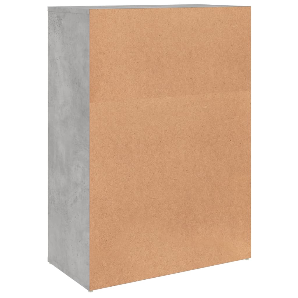 Skjenk betonggrå 60x31x84 cm konstruert tre