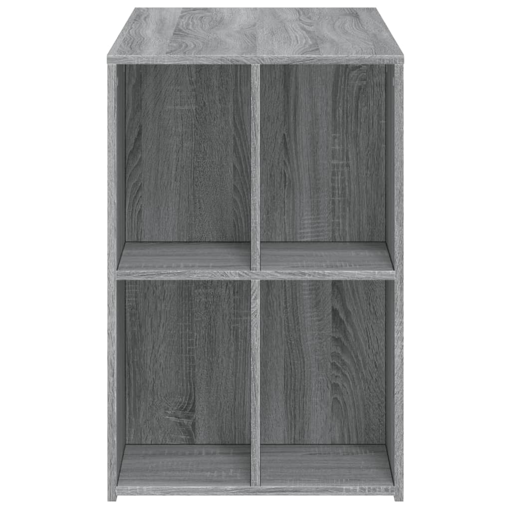 Skrivebord grå sonoma 102x50x75 cm konstruert tre