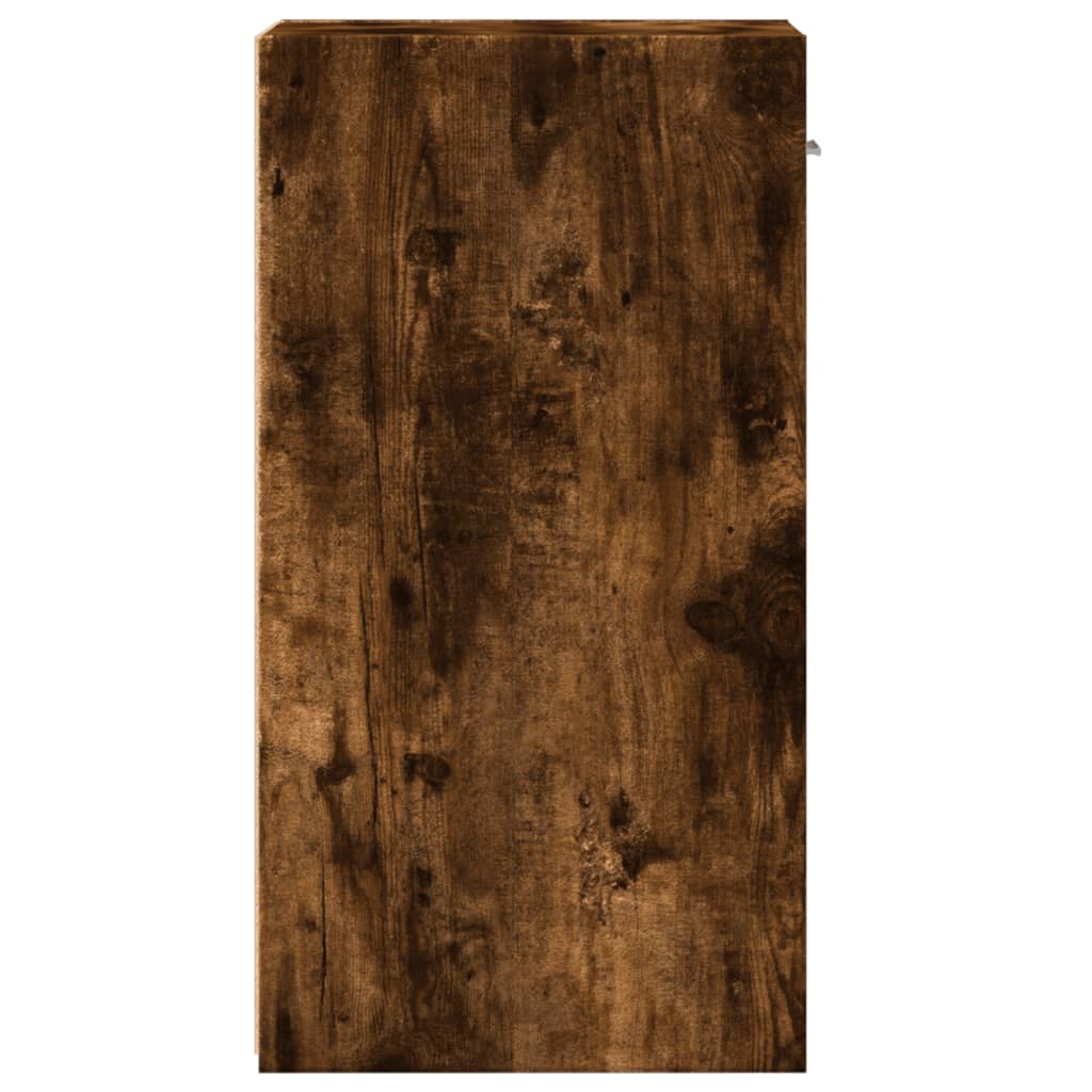 Nattbord røkt eik 35x34x65 cm konstruert tre