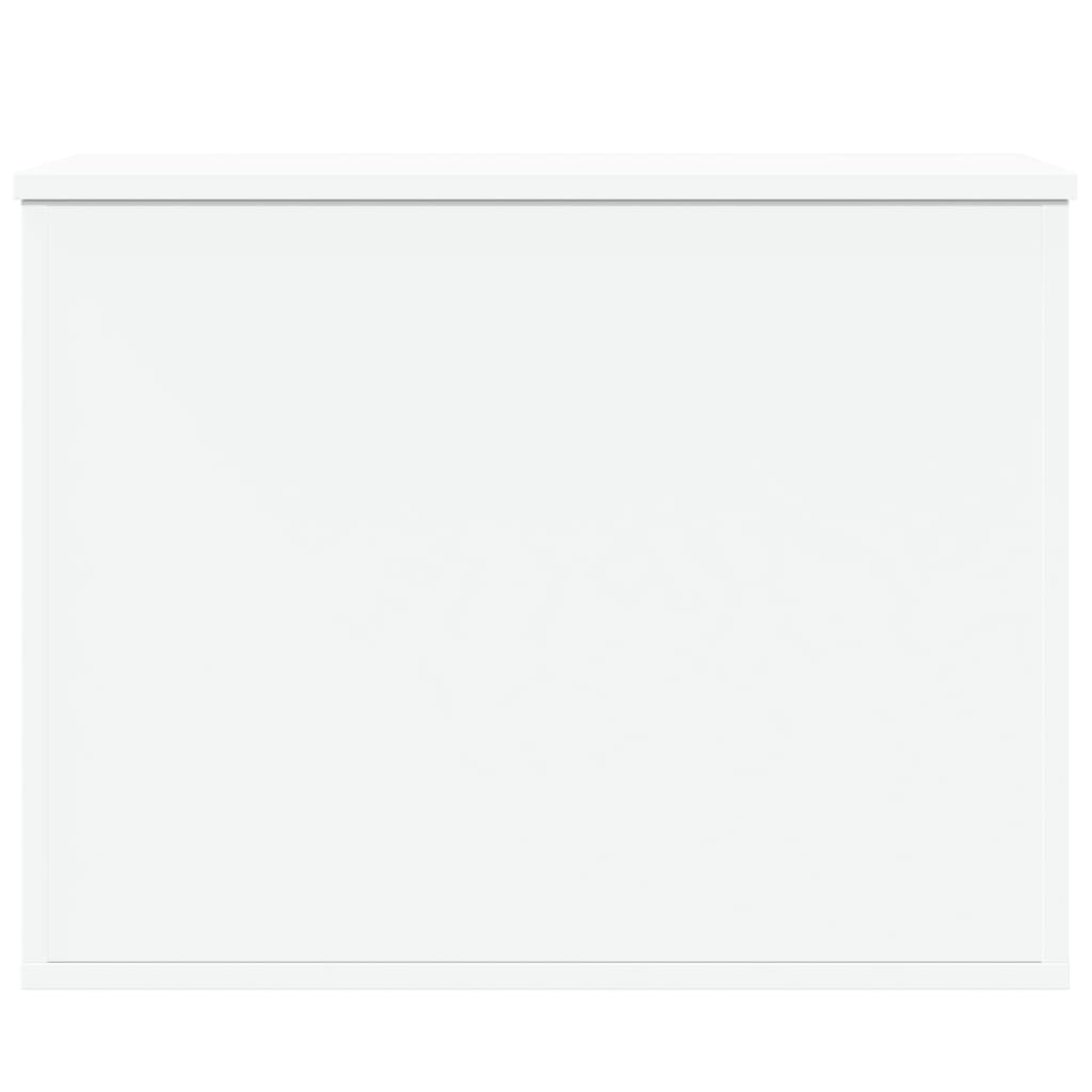 Oppbevaringsboks hvit 60x42x46 cm konstruert tre