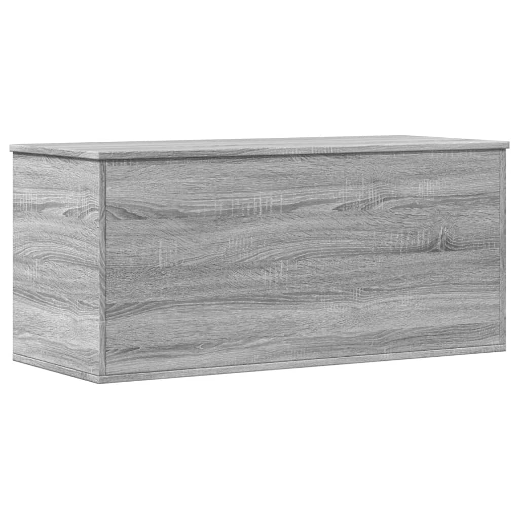 Oppbevaringsboks grå sonoma 100x42x46 cm konstruert tre