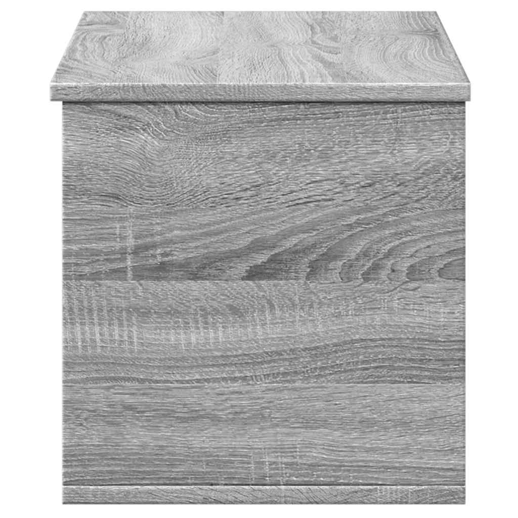 Oppbevaringsboks grå sonoma 90x35x35 cm konstruert tre