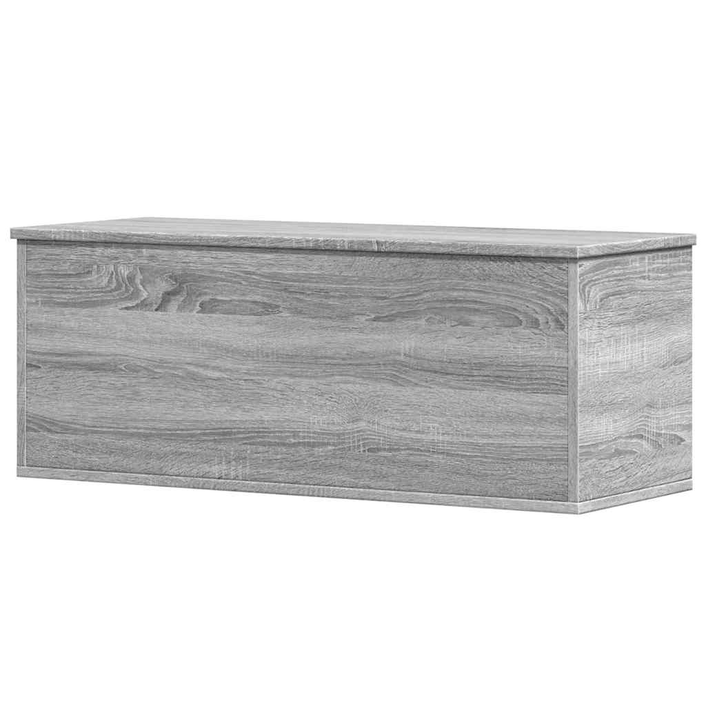 Oppbevaringsboks grå sonoma 90x35x35 cm konstruert tre