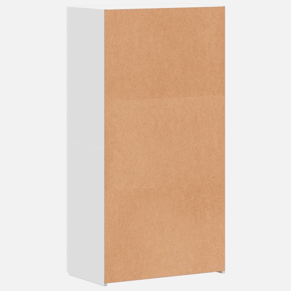 Arkivskap hvit 60x32x115 cm konstruert tre vidaXL