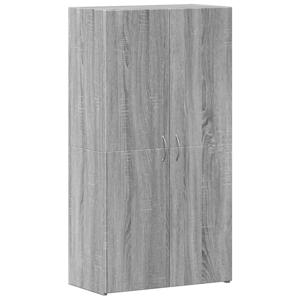 Skoskap grå sonoma 60x32x115 cm konstruert tre vidaXL