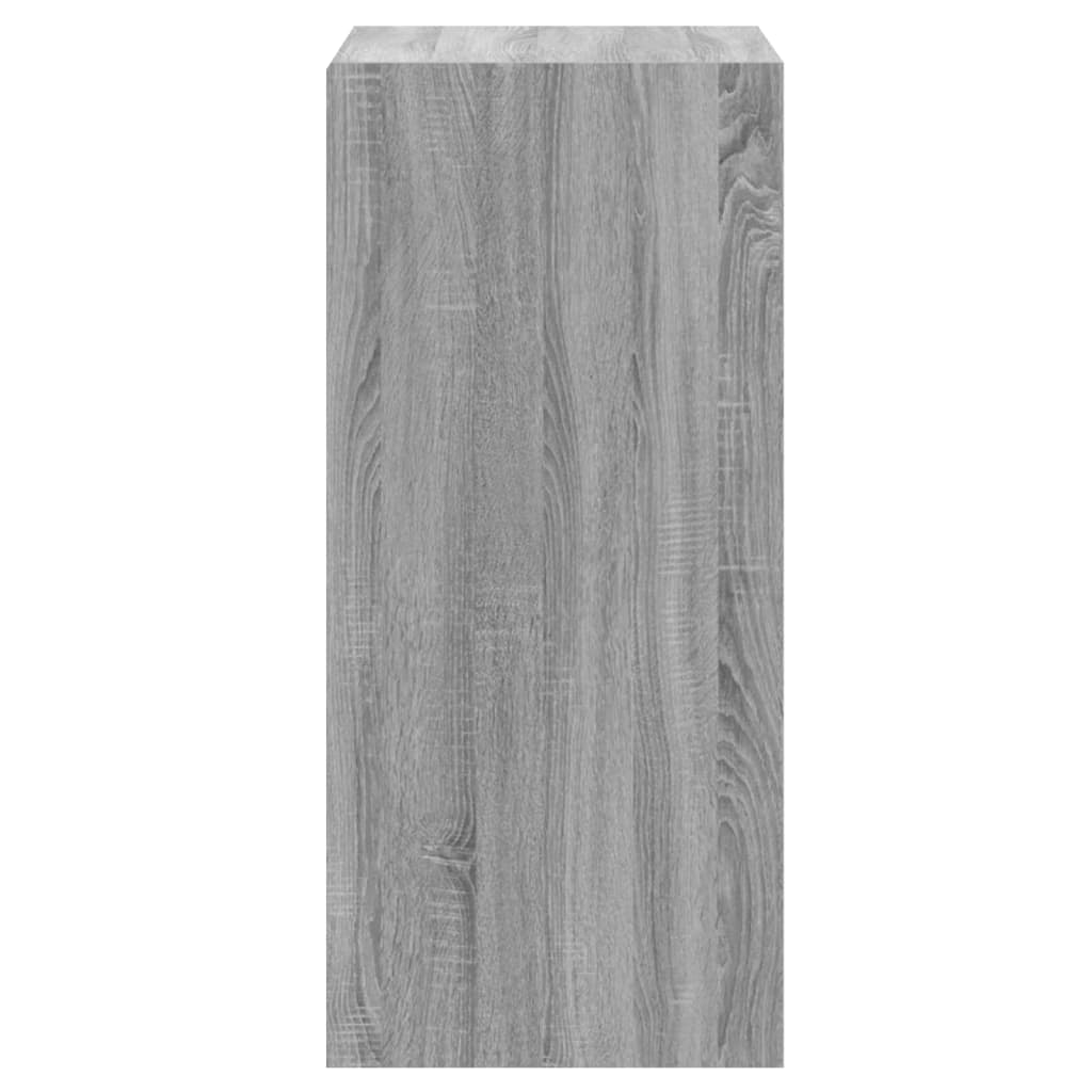 Garderobe grå sonoma 77x48x102 cm konstruert tre vidaXL