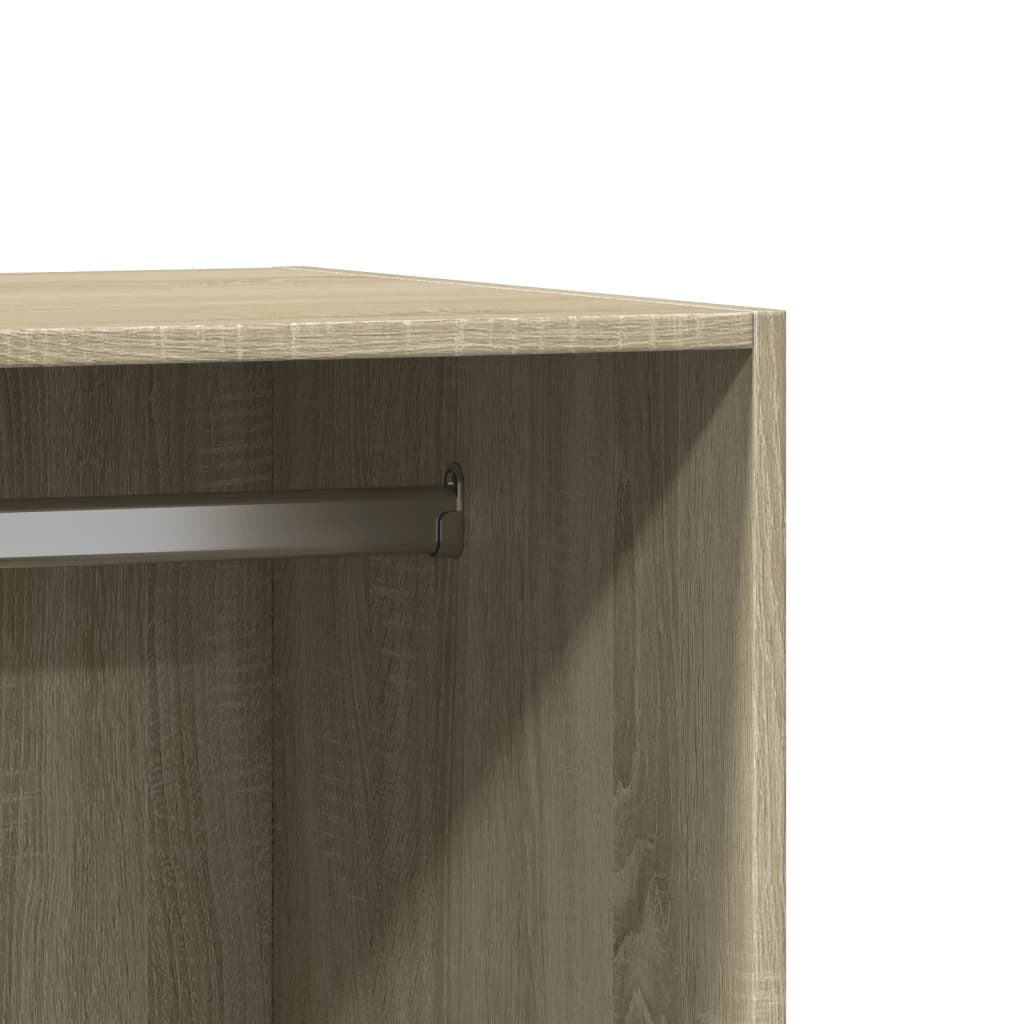 Garderobe sonoma eik 48x41x102 cm konstruert tre vidaXL
