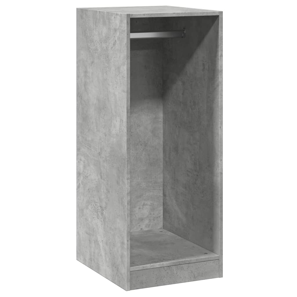 Garderobe betonggrå 48x41x102 cm konstruert tre vidaXL