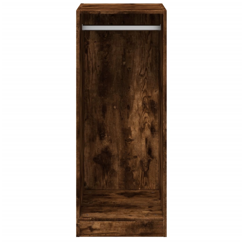 Garderobe røkt eik 48x41x102 cm konstruert tre