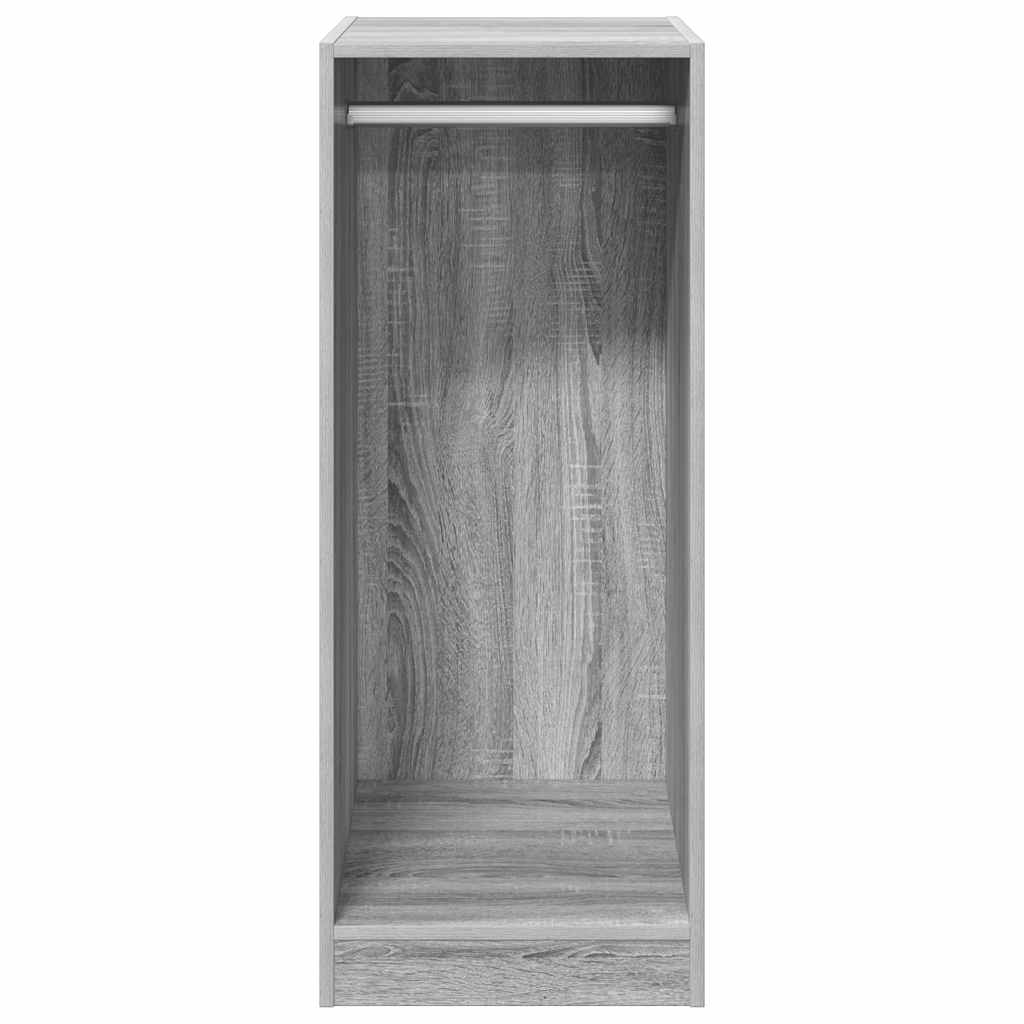 Garderobe grå sonoma 48x41x102 cm konstruert tre