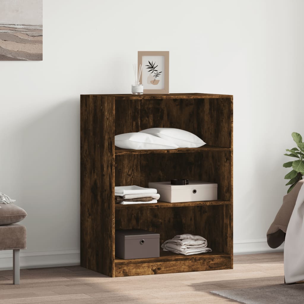 Garderobe røkt eik 77x48x102 cm konstruert tre
