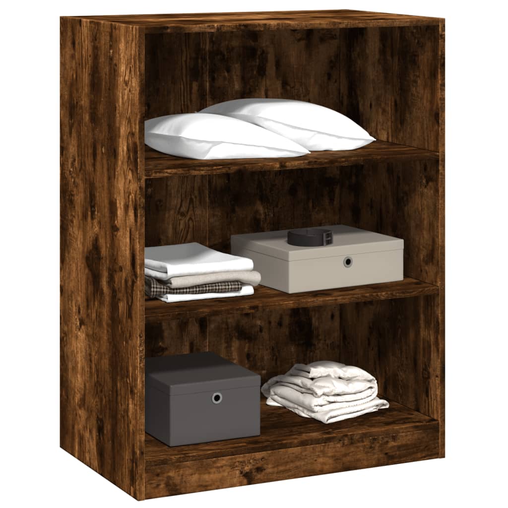 Garderobe røkt eik 77x48x102 cm konstruert tre