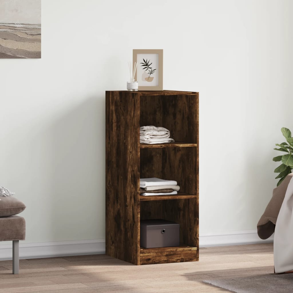 Garderobe røkt eik 48x41x102 cm konstruert tre