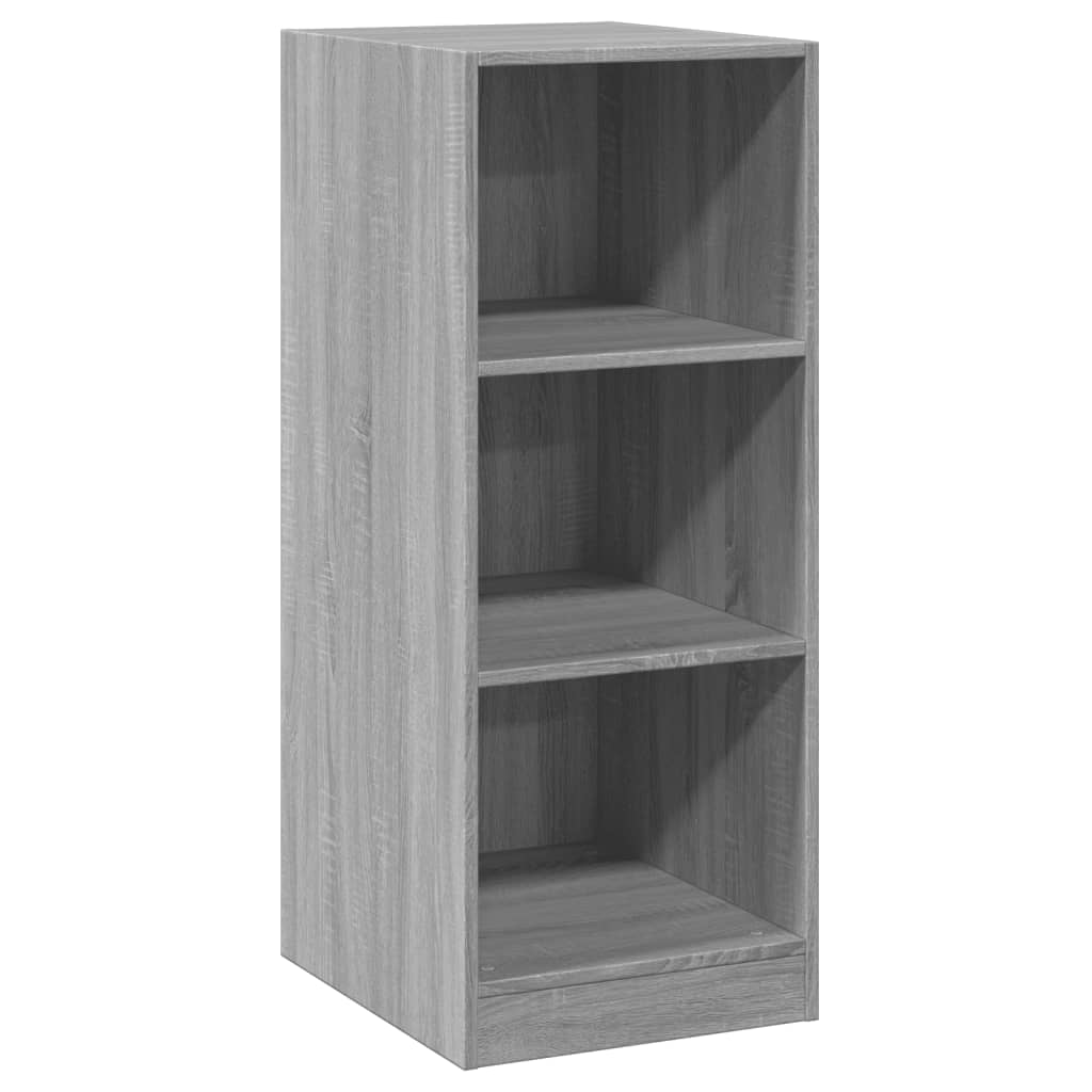 Garderobe grå sonoma 48x41x102 cm konstruert tre