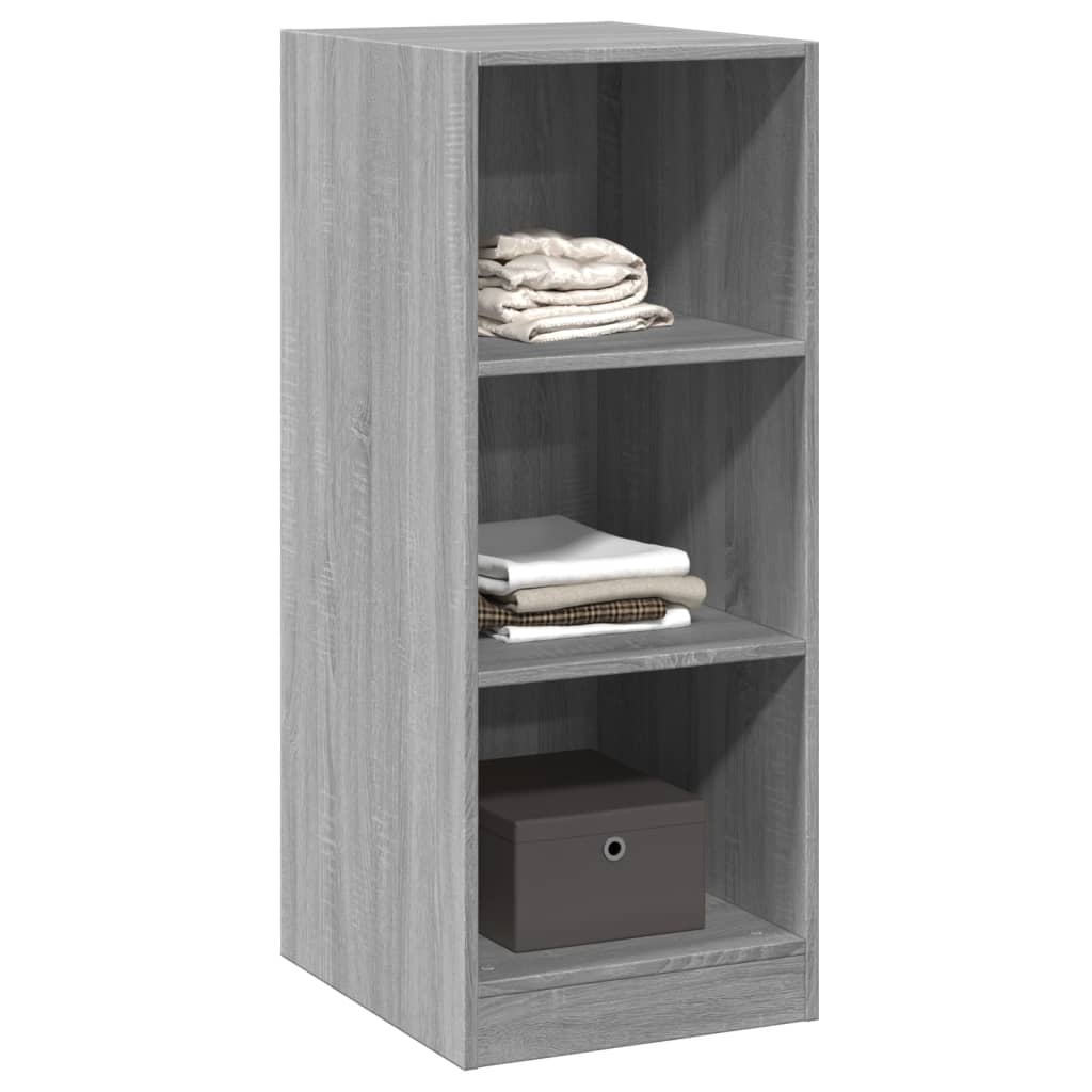 Garderobe grå sonoma 48x41x102 cm konstruert tre