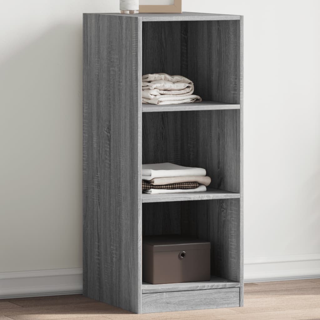 Garderobe grå sonoma 48x41x102 cm konstruert tre