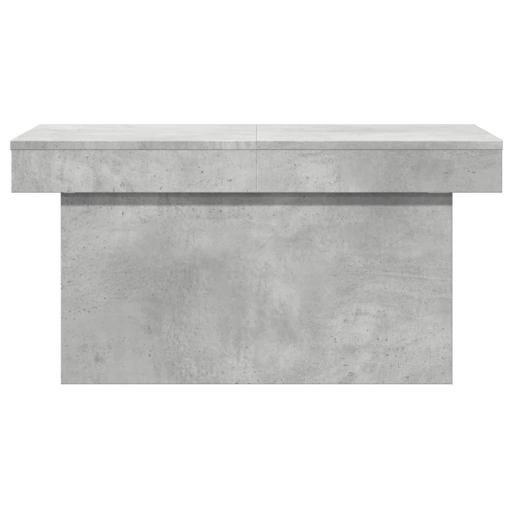 Salongbord betonggrå 80x55x40 cm konstruert tre