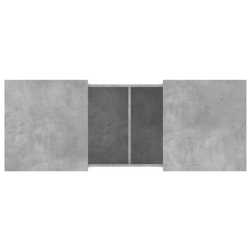 Salongbord betonggrå 100x55x40 cm konstruert tre