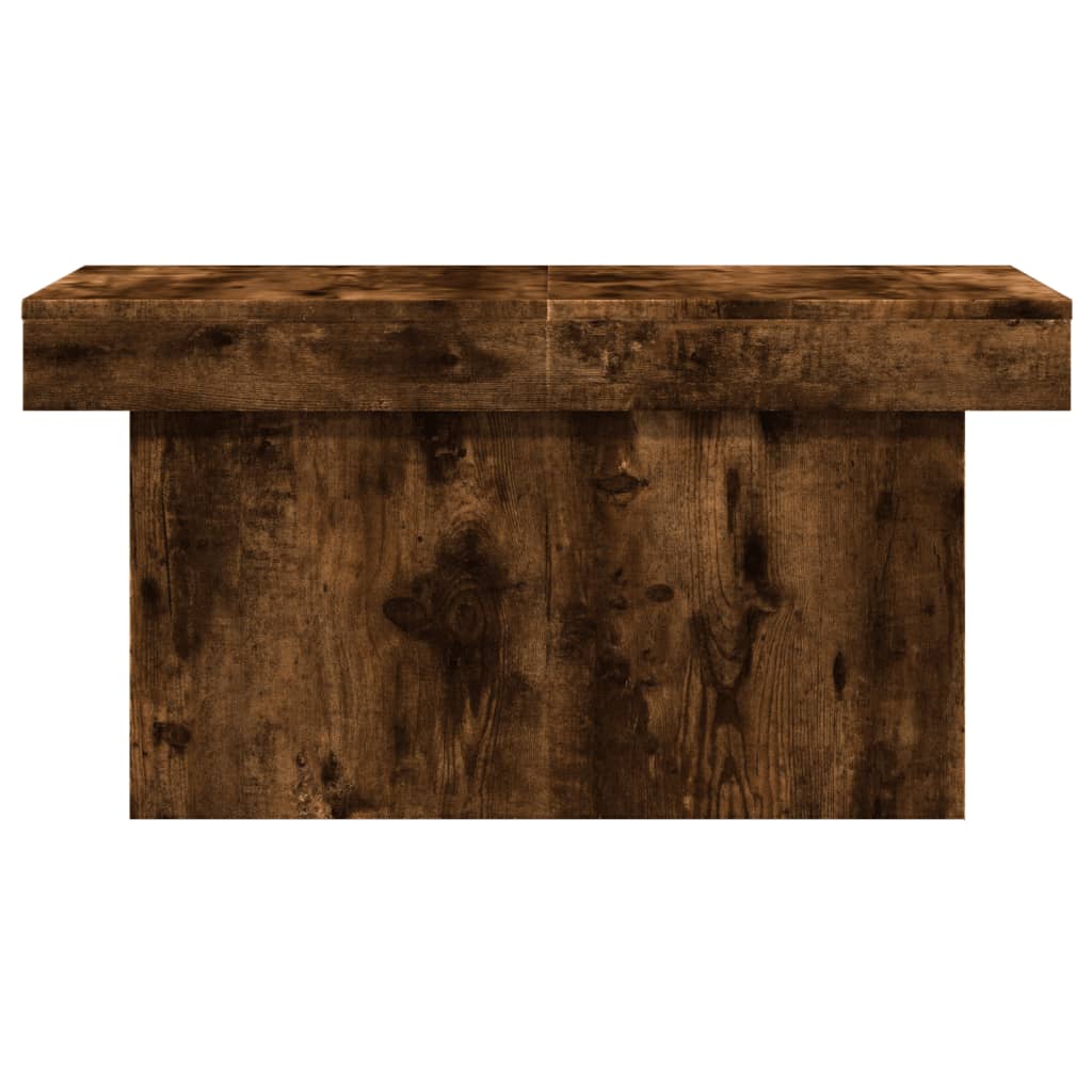 Salongbord røkt eik 100x55x40 cm konstruert tre