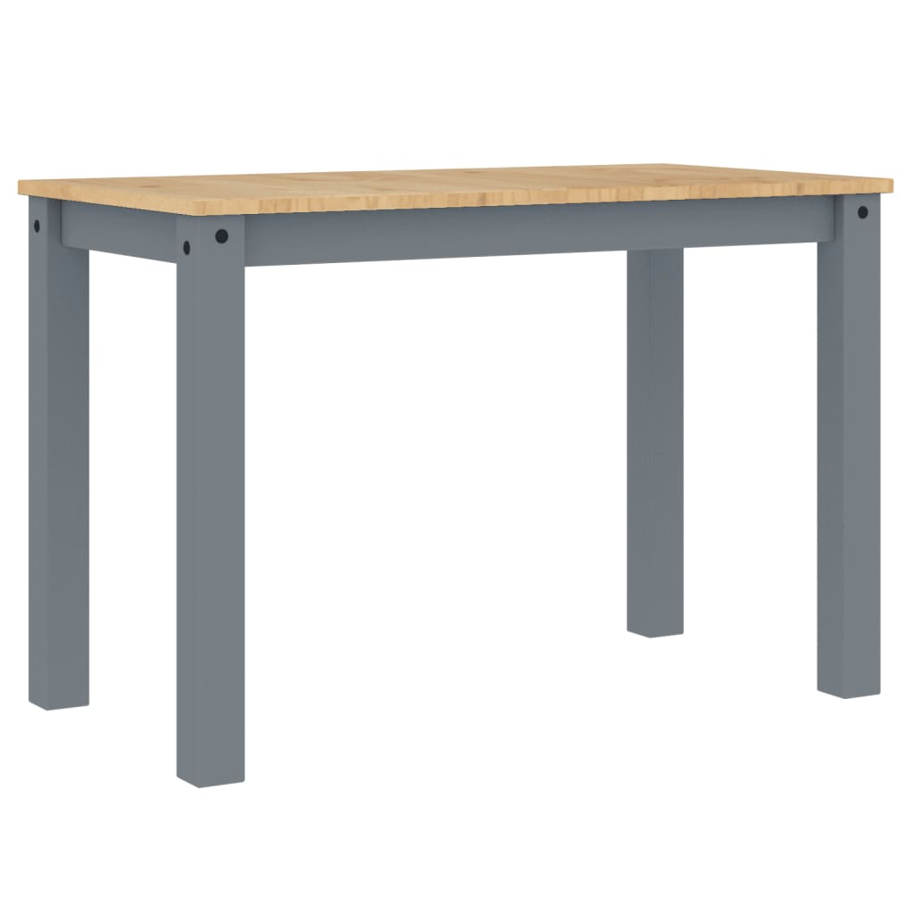 Spisebord PANAMA grå 112x60x75 cm heltre furu