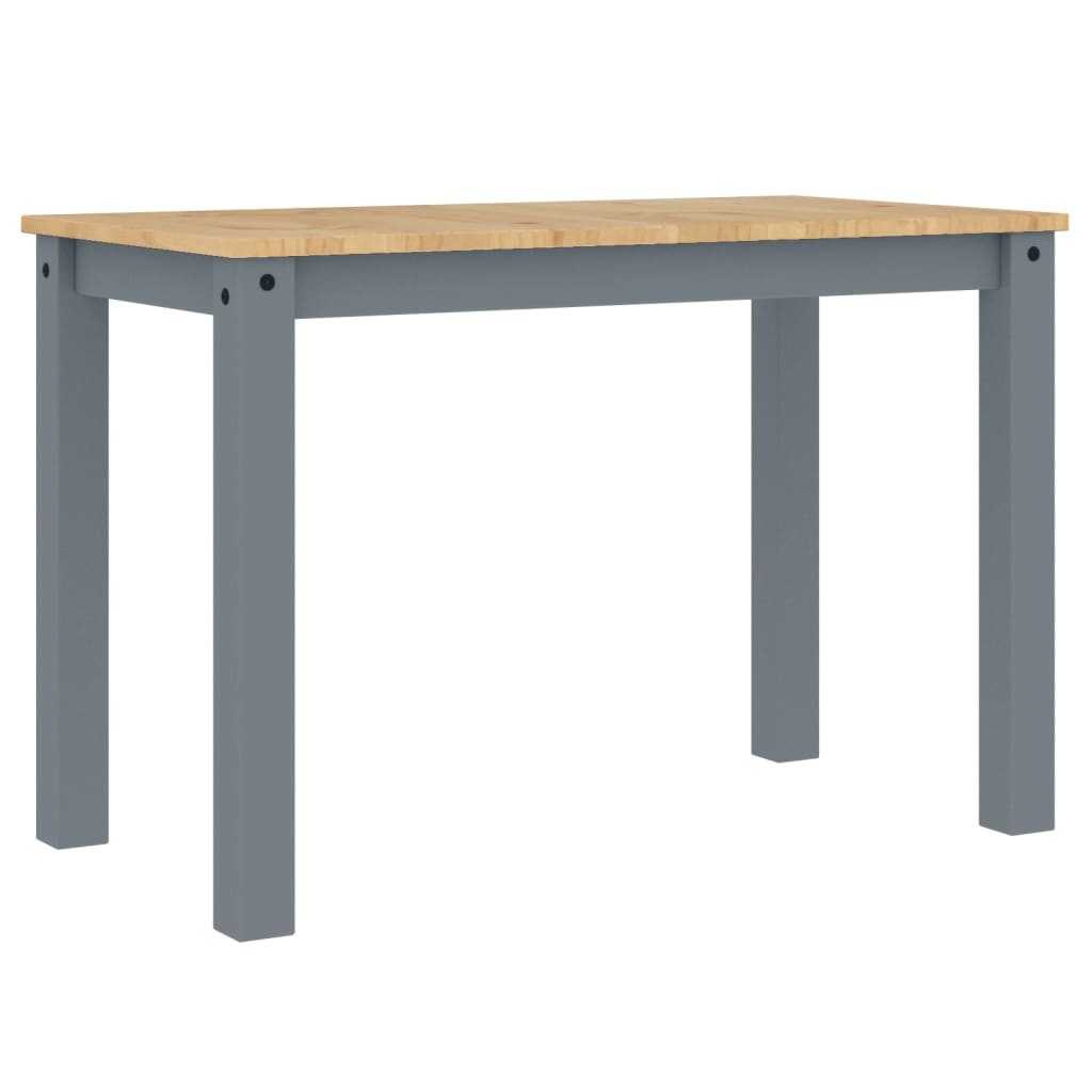 Spisebord PANAMA grå 112x60x75 cm heltre furu