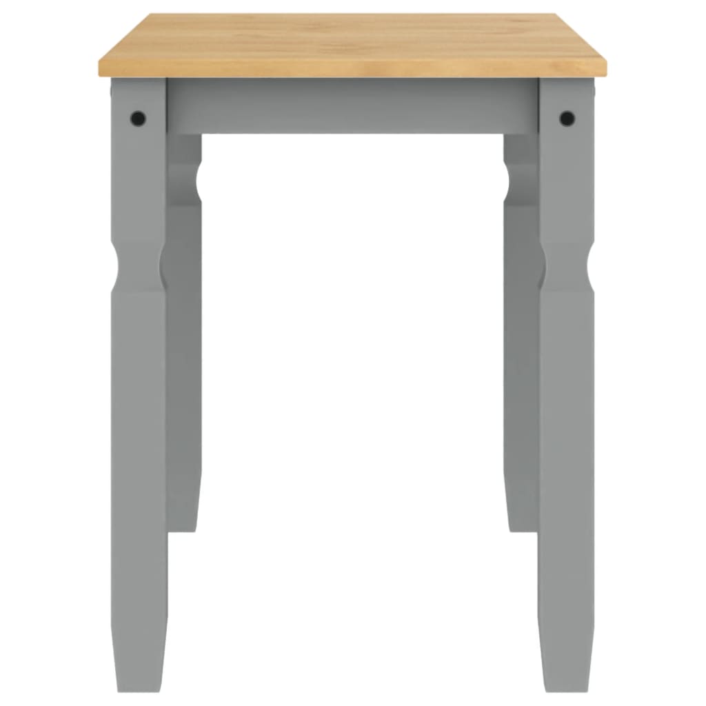 Spisebord Corona grå 112x60x75 cm heltre furu
