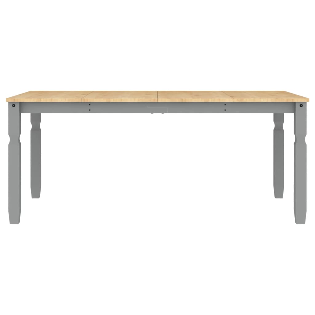 Spisebord Corona grå 180x90x75 cm heltre furu