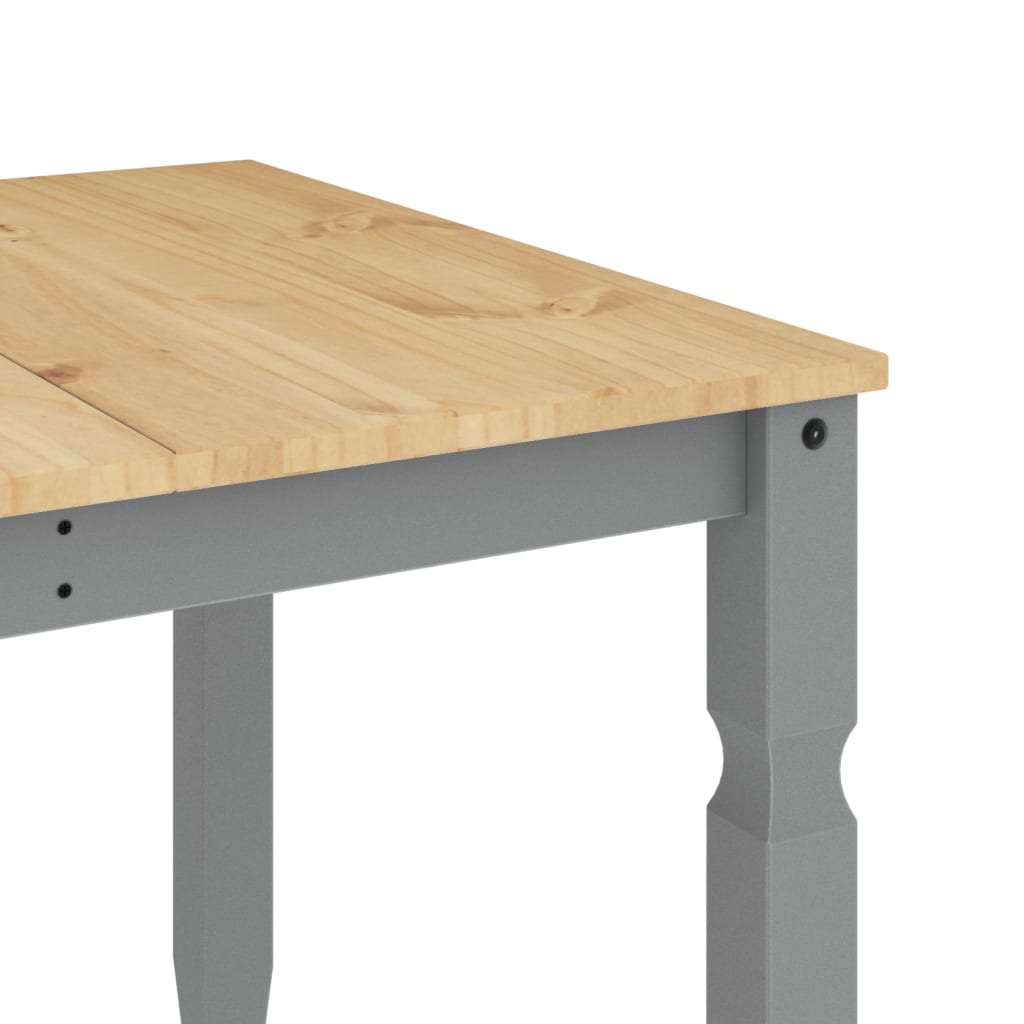 Spisebord Corona grå 180x90x75 cm heltre furu