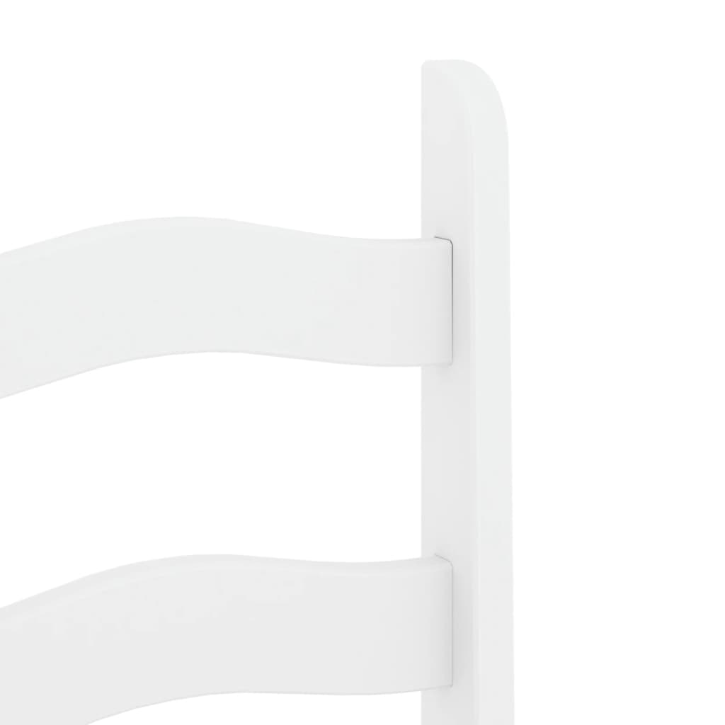 Spisestoler 2 stk Corona hvit 42x47x107 cm heltre furu