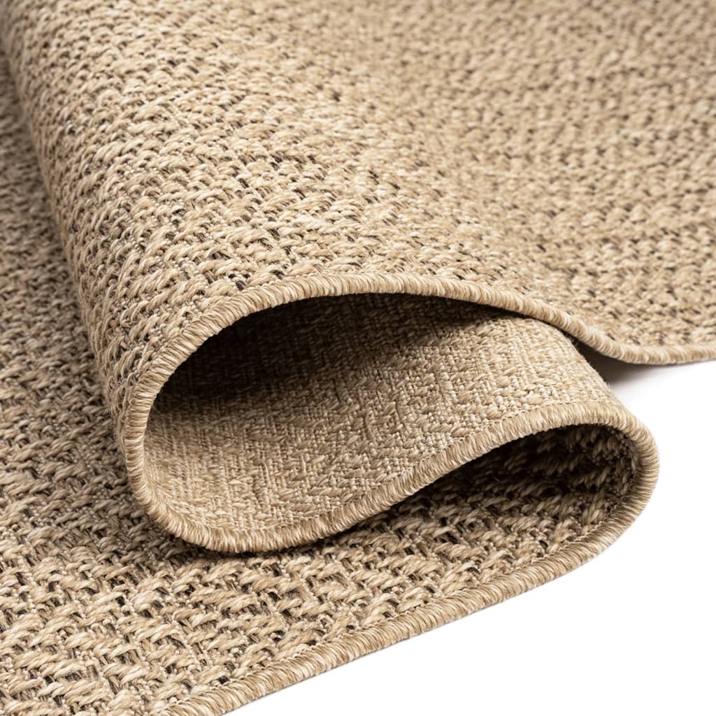 Teppe ZIZUR 60x110 cm jute-utseende innendørs og utendørs