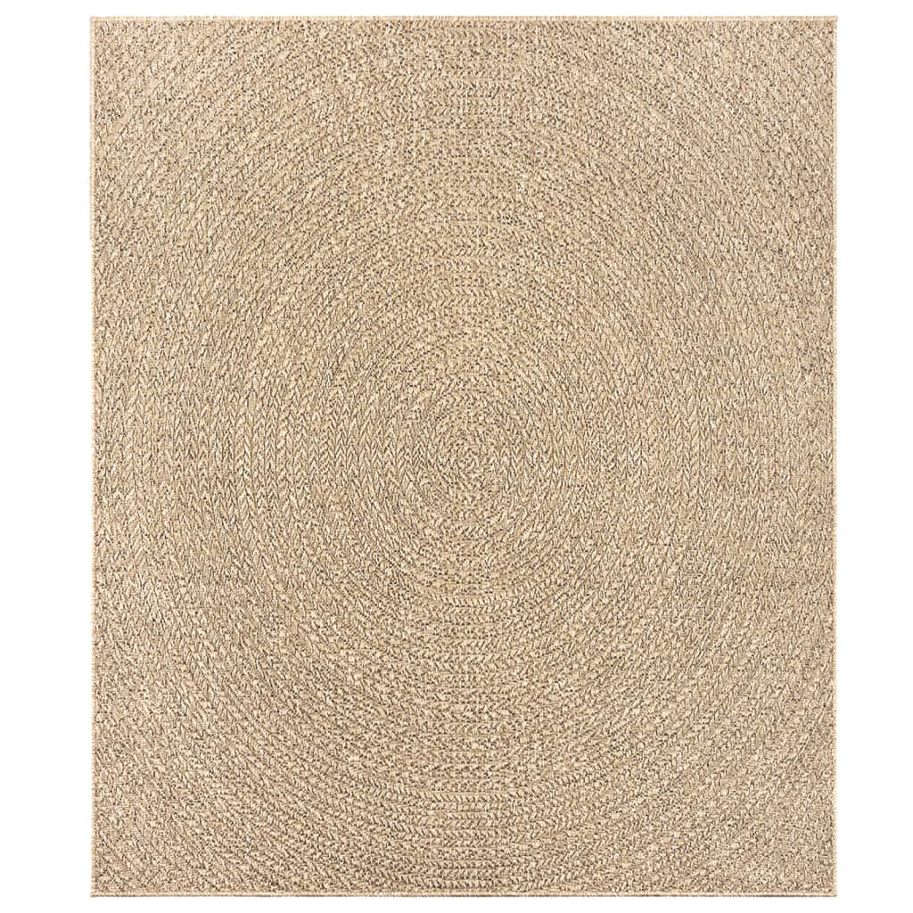 Teppe ZIZUR 240x340 cm jute-utseende innendørs og utendørs