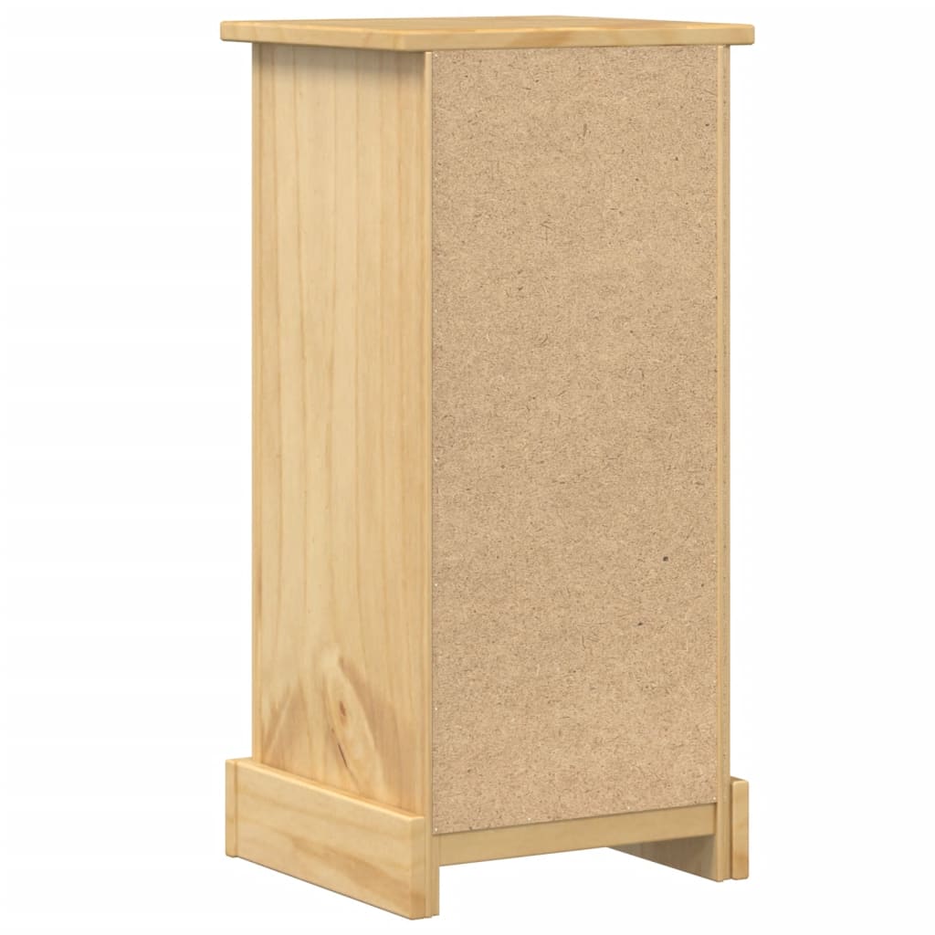 Nattbord Corona 35x32,5x74 cm heltre furu
