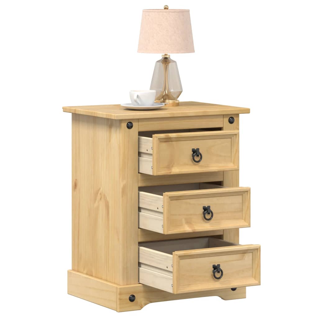 Nattbord Corona 53x39x66 cm heltre furu