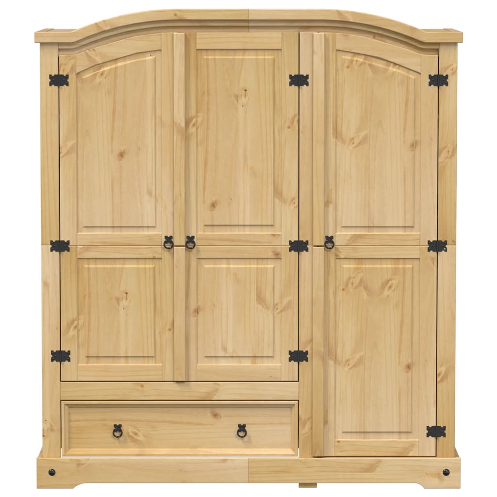 Garderobe Corona 151,5x52x170 cm heltre furu