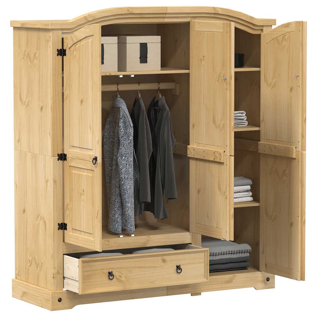Garderobe Corona 151,5x52x170 cm heltre furu