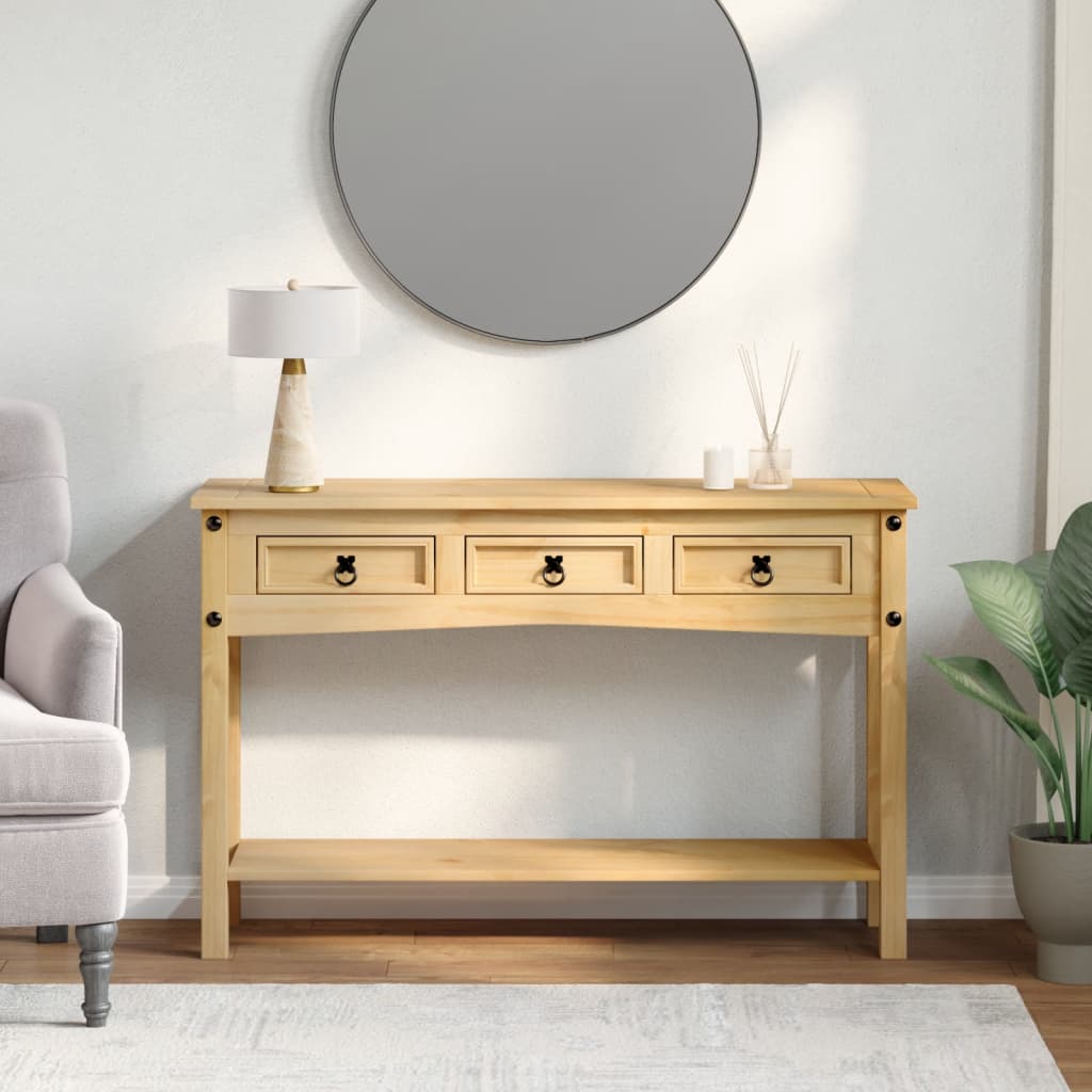 Konsollbord «Corona» 114x34,5x73 cm heltre furu