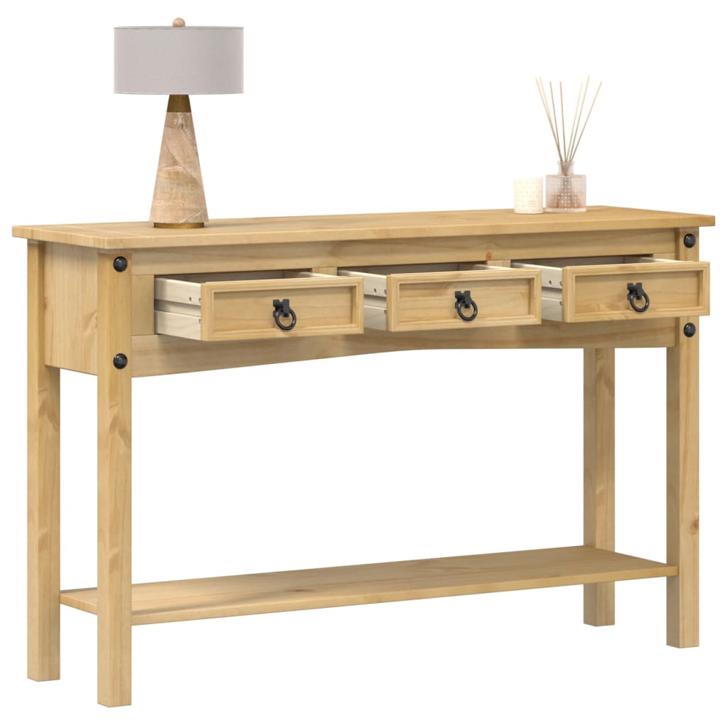 Konsollbord «Corona» 114x34,5x73 cm heltre furu