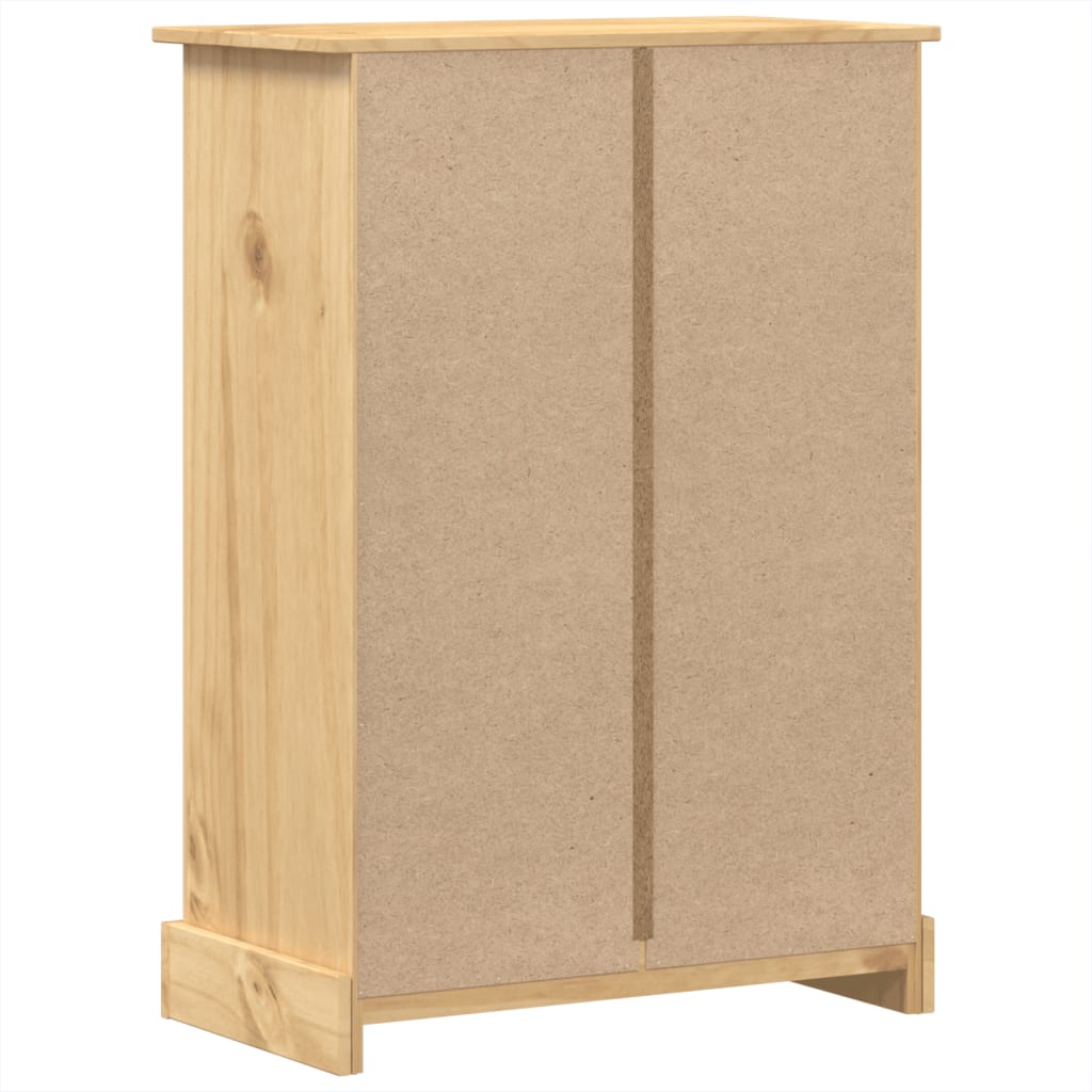Kommode Corona 80x43x114 cm heltre furu