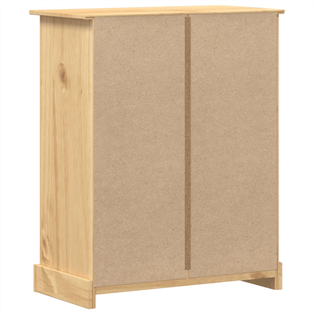 Kommode Corona 92x48x114 cm heltre furu