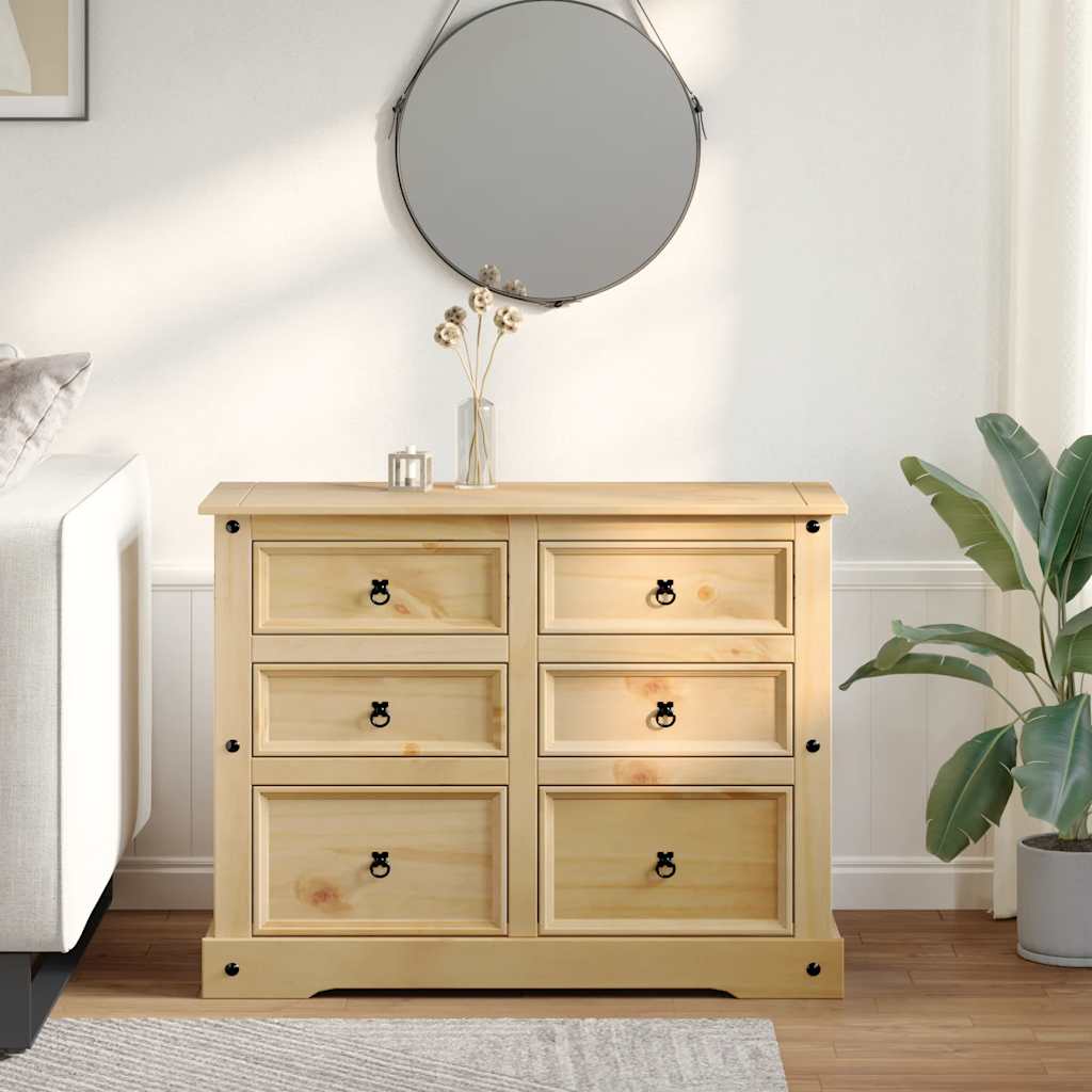 Kommode Corona 112x48x91 cm heltre furu