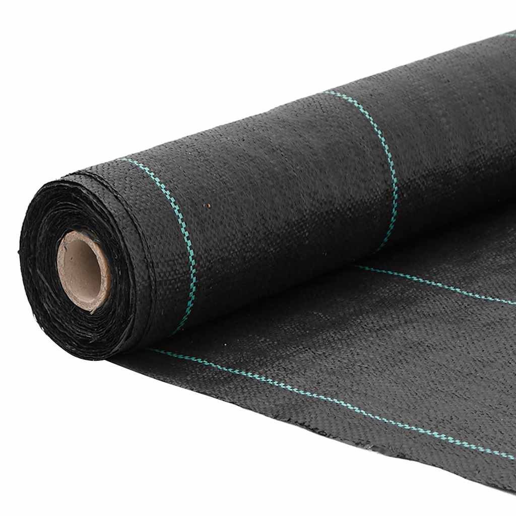 Kontrollmatte for ugress svart 1,5x25 m PP